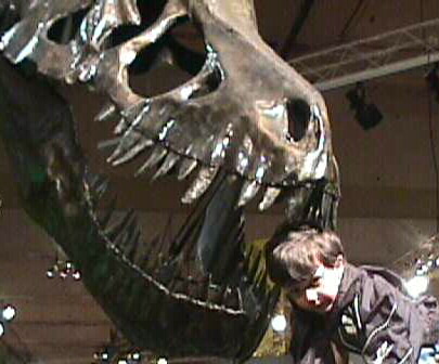 Jason in a T-Rex mouth