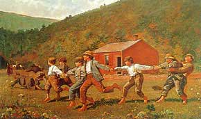 Snap the Whip by Winslow Homer (1872)