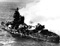 Japanese heavy cruiser sinking